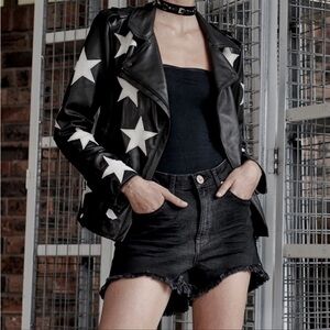 One Teaspoon Bonita High Waist Cut Off Denim Shorts